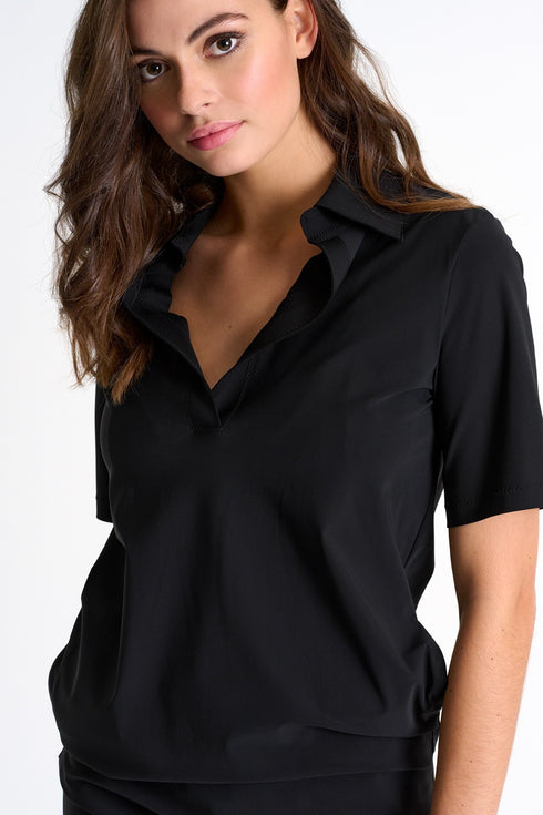 Shan Lycra Short sleeve lycra polo dress